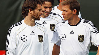 Erstmals im Kreis der Nationalmannschaft: Benedikt Höwedes (r.) © Bongarts/GettyImages