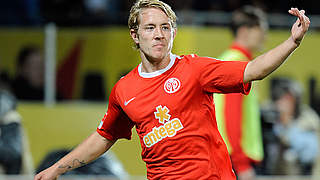 Two goals against Köln: Lewis Holtby of Mainz 05 © Bongarts/Getty Images