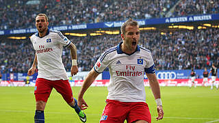 Wollen wieder jubeln: der Hamburger SV mit Rafael van der Vaart © Bongarts/GettyImages
