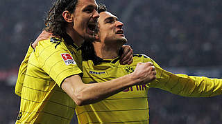 Starkes Duo: Subotic (l.) und Hummels bestreiten jeweils ihr 150. Bundesligaspiel © Bongarts/GettyImages