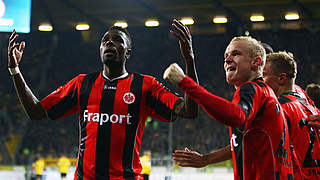 Scored twice in Aachen: Mohamadou Idrissou © Bongarts/GettyImages