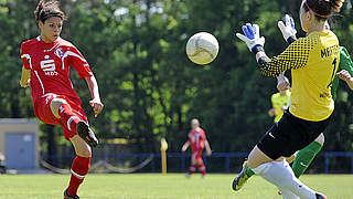 Holte sich die Meisterschaft: Potsdam II in roten Trikots gegen Werder Bremen © Bongarts/GettyImages