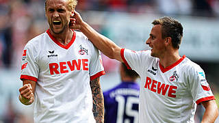 Scores two times: Marcel Risse of 1. FC Köln © Bongarts/GettyImages