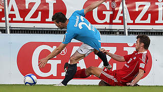 Fehlen noch wenige Siege zum Nichtabstieg: FC Memmingen und Eijnar Kahric © Bongarts/GettyImages