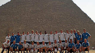 Viel gelernt im Land der Pyramiden: Die deutsche U 20 © DFB