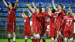 Jubel auch ihne Sieg: Hessen Kassel © Bongarts/GettyImages