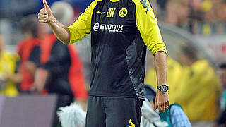 Daumen hoch: BVB-Trainer Jürgen Klopp ist zufrieden © Bongarts/GettyImages