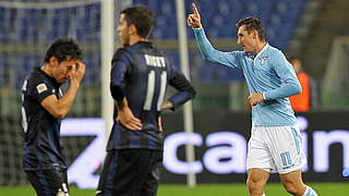 Siegtreffer gegen Inter: Miroslav Klose (r.) © Bongarts/GettyImages