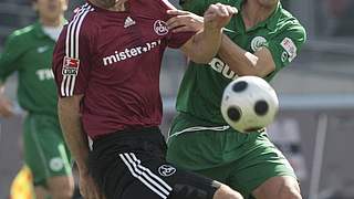 Scene from 1. FC Nürnberg against VfL Wolfsburg © 