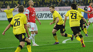 Sorgte für den ersten Dortmunder Treffer: Jakub Blaszczykowski (M.) © Bongarts/GettyImages