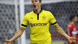 Von seinen Kollegen zum besten Spieler 2012/2013 gewählt: Robert Lewandowski © Bongarts/GettyImages