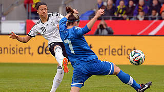 War sie die herausragende Spielerin?: Dzsenifer Marozsan trifft zum 5:0 © Bongarts/GettyImages