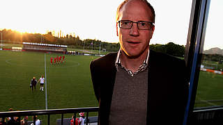 Mathias Sammer beim Spiel der U19-Deutschland gegen Polen © Bongarts/GettyImages