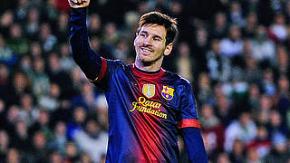 Sole record holder: Barcelona's Messi scores 86 goals in a calendar year  © Bongarts/GettyImages