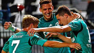 Schalker Protagonisten: Meyer, Szalai und Draxler (v.l.) © Bongarts/GettyImages