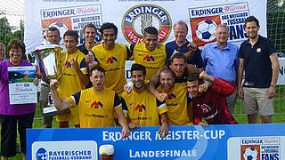 Siegte im Finale gegen den SV Pullach: die Mannschaft des FC Pipinsried © BFV