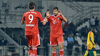 Torschütze zum 2:0-Endstand: Pizarro (r.) © Bongarts/GettyImages