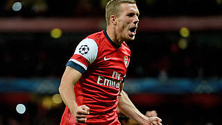 Tor für Arsenal: Lukas Podolski © Bongarts/GettyImages