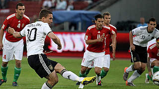 Scored by penalty: Lukas Podolski © Bongarts/GettyImages