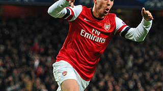 Traf für Arsenal: Lukas Podolski © Bongarts/GettyImages