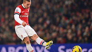 Trifft beim 5:1 der Gunners gegen West Ham: Lukas Podolski © Bongarts/GettyImages