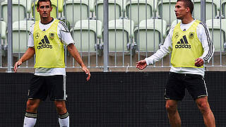 Besonderes Spiel: die gebürtigen Polen Klose (l.) und Podolski © Bongarts/GettyImages