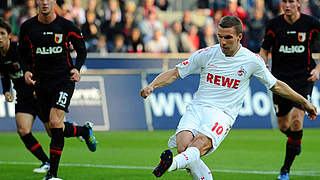 Zwei Tore: Nationalspieler Podolski © Bongarts/Getty Images