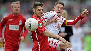 Zum Spieltagsabschluss heute: Frahn (r.) und Leipzig erwarten Wehen © Bongarts/GettyImages