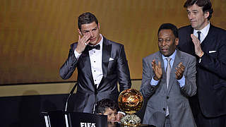 Ronaldo had to wait five years to win the award for a second time © AFP