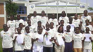 Erfolgreiche Absolventen in Ruanda © DFB