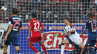 Die Bayern geärgert: Nicolas Höfler trifft zum 1:1 © Bongarts/GettyImages