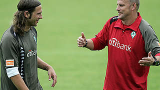 Weggefährten: Frings (l.) und Schaaf © Bongarts/GettyImages