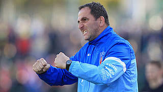 Freut sich über den neunten Sieg: Heidenheims Trainer Frank Schmidt © Bongarts/GettyImages