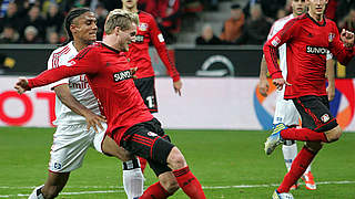Machen die Tore für Leverkusen: Andre Schürrle (l.) und Stefan Kießling (r.) © Bongarts/GettyImages
