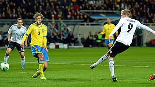 Equalling the record: Andre Schürrle makes it 3-2 © Bongarts/GettyImages