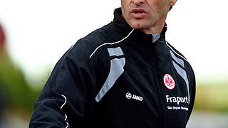 Eintrachts Trainer Schur: "Wir freuen uns auf das Spiel" © Bongarts/GettyImages