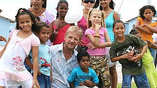 Sönke Wortmann bei der Eröffnung des SOS-Kinderdorfes in Recife © Bongarts/GettyImages