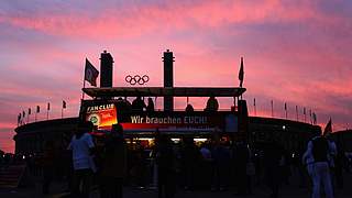 Berliner Olympiastadion: Schauplatz des WM-Qualifikationsspiels gegen Schweden. © Bongarts/GettyImages