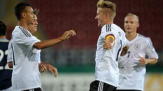 Top in Schuss: Kapitän Lewis Holtby und die deutsche U 21. © Bongarts/GettyImages