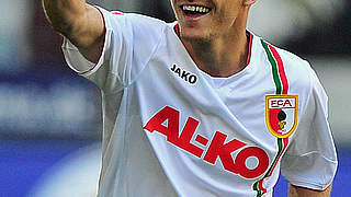 Vier Tore im Test: Tobias Werner vom FC Augsburg © Bongarts/GettyImages