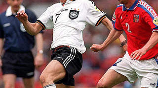 Der größte Erfolg: Christian Ziege im EM-Finale 1996 © Imago