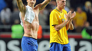 Drei Tore: Zlatan Ibrahimovic (l.) © Bongarts/GettyImages