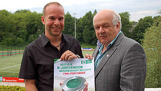 Glückliche Gastgeber: Jugendkoordinator Christian Kowalski und Manager Willi Wißing © mspw