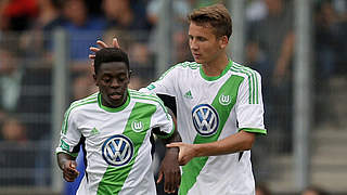 Beschert Wolfsburg eine prima Ausgangsposition: Kentu Malcolm Badu (l.) © Bongarts/GettyImages
