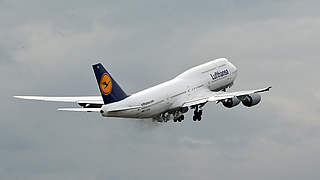 Zwar nicht der "Siegerflieger", aber fast: eine Boeing 747-8 der Lufthansa © Bongarts/GettyImages