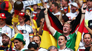 Pure Euphorie: Deutschland-Fans in Belo Horizonte © Bongarts/GettyImages