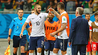Hohe Ziele nach starker Vorrunde: Frankreich und Torjäger Karim Benzema (l.) © Bongarts/GettyImages