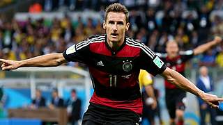 16. WM-Torjubel: Miroslav Klose stellt einen neuen Rekord auf © Bongarts/GettyImages