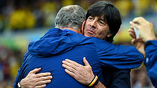 Joachim Löw: "Es haben alle ihre Aufgabe wahnsinning gut und konzentriert erfüllt" © Bongarts/GettyImages