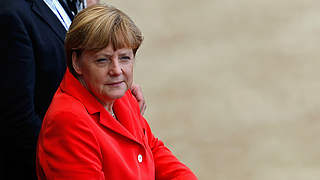 Lässt zum Finaleinzug gratulieren: Bundeskanzlerin Angela Merkel © Bongarts/GettyImages